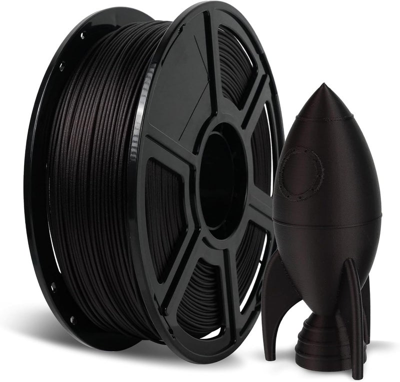 FLASHFORGE Carbon Fiber PETG Filament 1.75mm Marsala, Reinforced 3D Printer Filament 1kg, Lightweight & High-Strength PETG-CF Filament, Strong & Easy to Print - Image 1